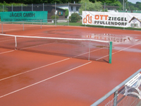 CourtFix Ergebnis 5 Minuten nach Bewässerung